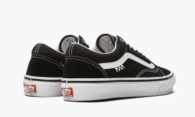 Кроссовки Vans Skate Old Skool «Black / White» черный
