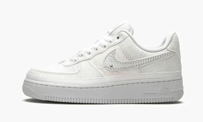 Кроссовки Air Force 1 LO LX WMNS «Reveal - Black Swoosh» белый
