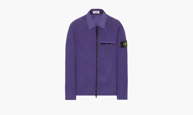 Одежда Stone Island Zip Shirt Jacket «Purple» фиолетовый