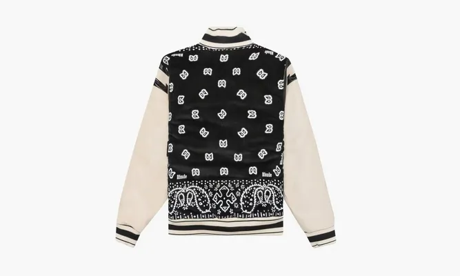 Одежда RHUDE Bandana Bomber Jacket «Black White» черный