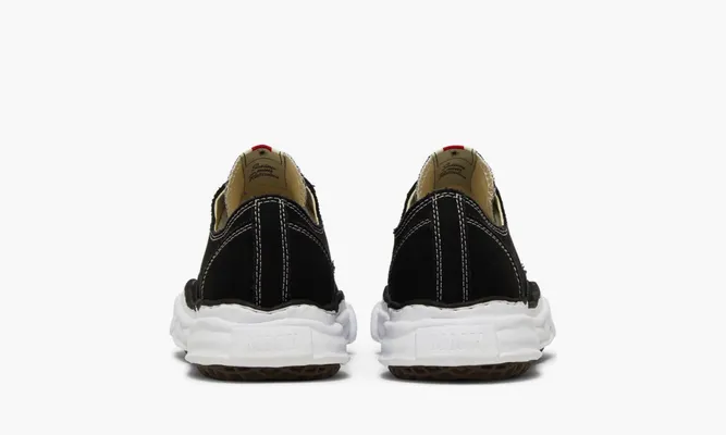 Кроссовки  Maison Mihara Yasuhiro Peterson OG Sole Canvas Low 'Black' черный
