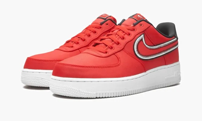 Кроссовки Air Force 1 Low Reverse Stitch красный