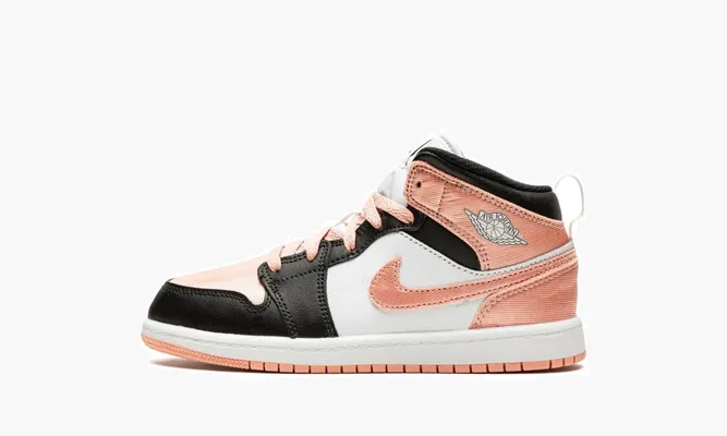 Для самых маленьких Air Jordan 1 Mid PS «Light Madder Root» фиолетовый