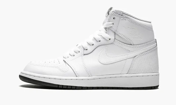 Кроссовки Air Jordan 1 Retro High OG Bg «Perforated» белый