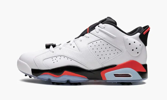 Кроссовки Air Jordan 6 Golf «White Infrared» белый