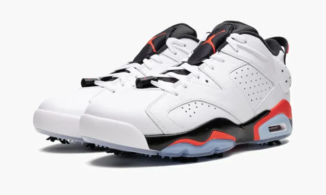 Кроссовки Air Jordan 6 Golf «White Infrared» белый