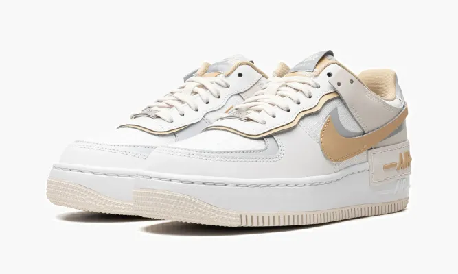 Кроссовки NIKE Air Force 1 LO SHADO WMNS «Sail Tan» белый
