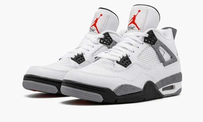 Кроссовки Air Jordan 4 Retro «White Cement 2012» белый