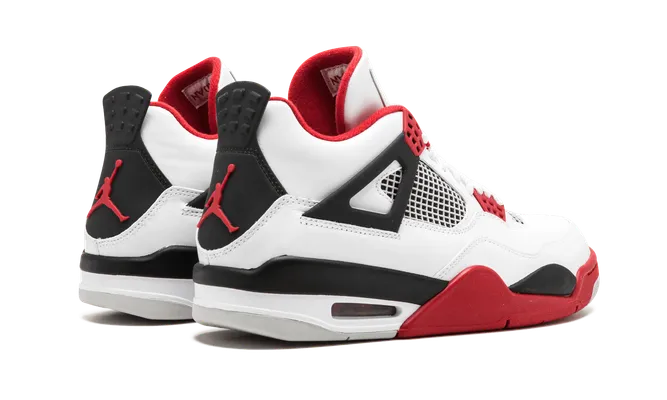 Кроссовки Air Jordan 4 «Fire Red» белый
