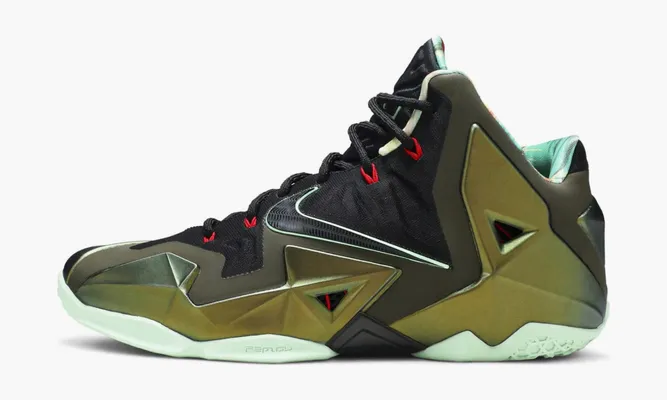 Для баскетбола Nike Lebron 11 «King's Pride» зеленый