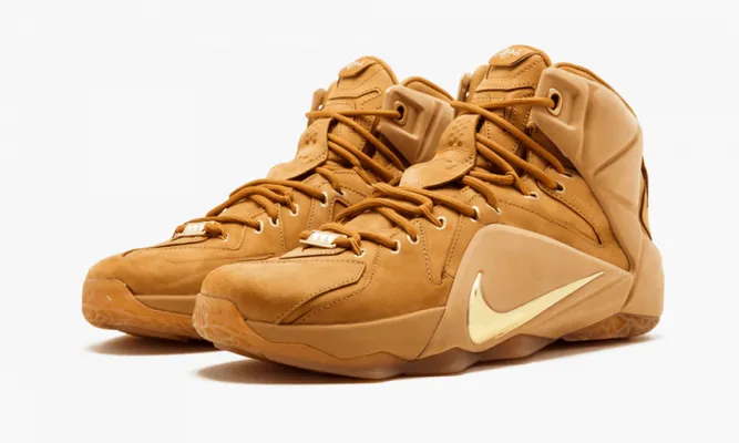 Для баскетбола Nike Lebron 12 Ext «Wheat» коричневый