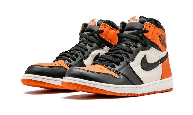 Кроссовки Air Jordan 1 Retro High OG «Shattered Backboard» оранжевый