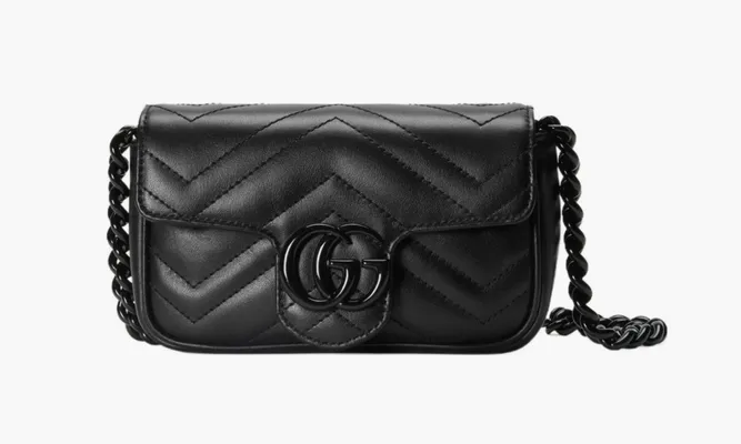 Сумки Gucci Gg Marmont Belt Bag «Black» черный