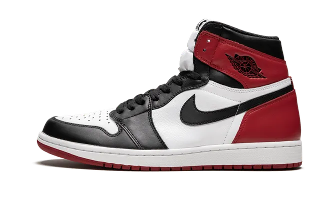 Кроссовки Air Jordan 1 High OG «Black Toe» черный,красный