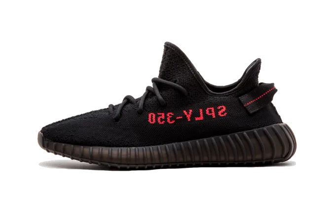 Кроссовки Yeezy Boost 350 V2 «Black Red» черный
