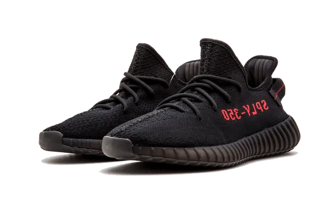 Кроссовки Yeezy Boost 350 V2 «Black Red» черный