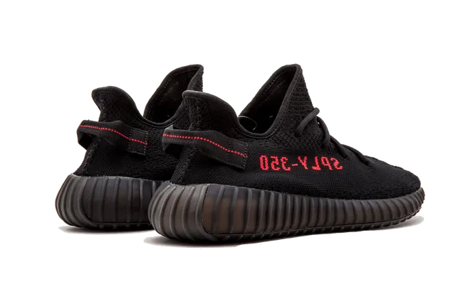 Кроссовки Yeezy Boost 350 V2 «Black Red» черный