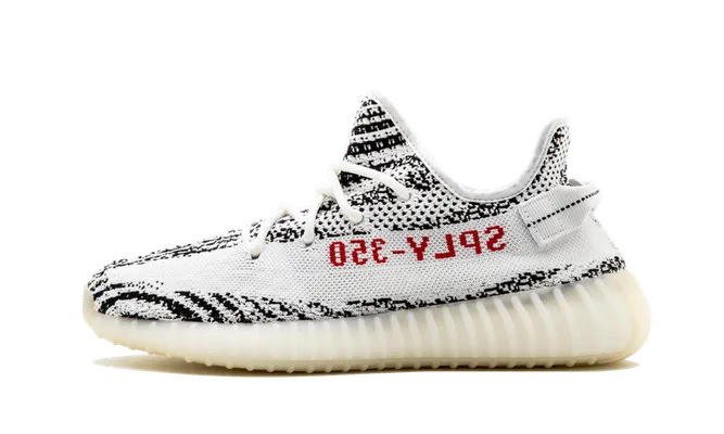 Кроссовки Yeezy Boost 350 V2 «Zebra» белый