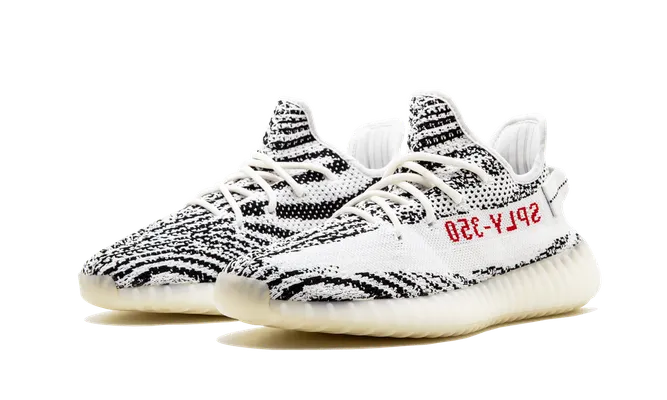 Кроссовки Yeezy Boost 350 V2 «Zebra» белый