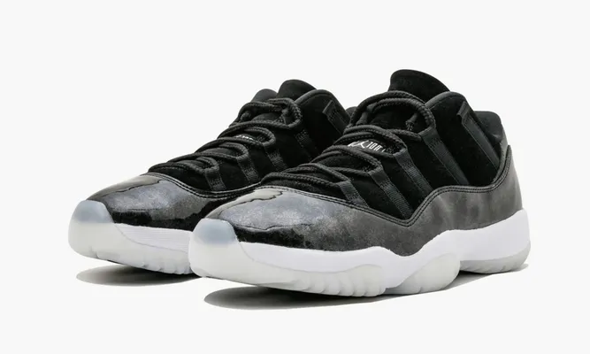 Для баскетбола Jordan 11 Retro Low «Barons» черный