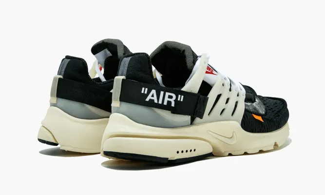 Кроссовки Nike The 10: Air Presto «Off-white» черный