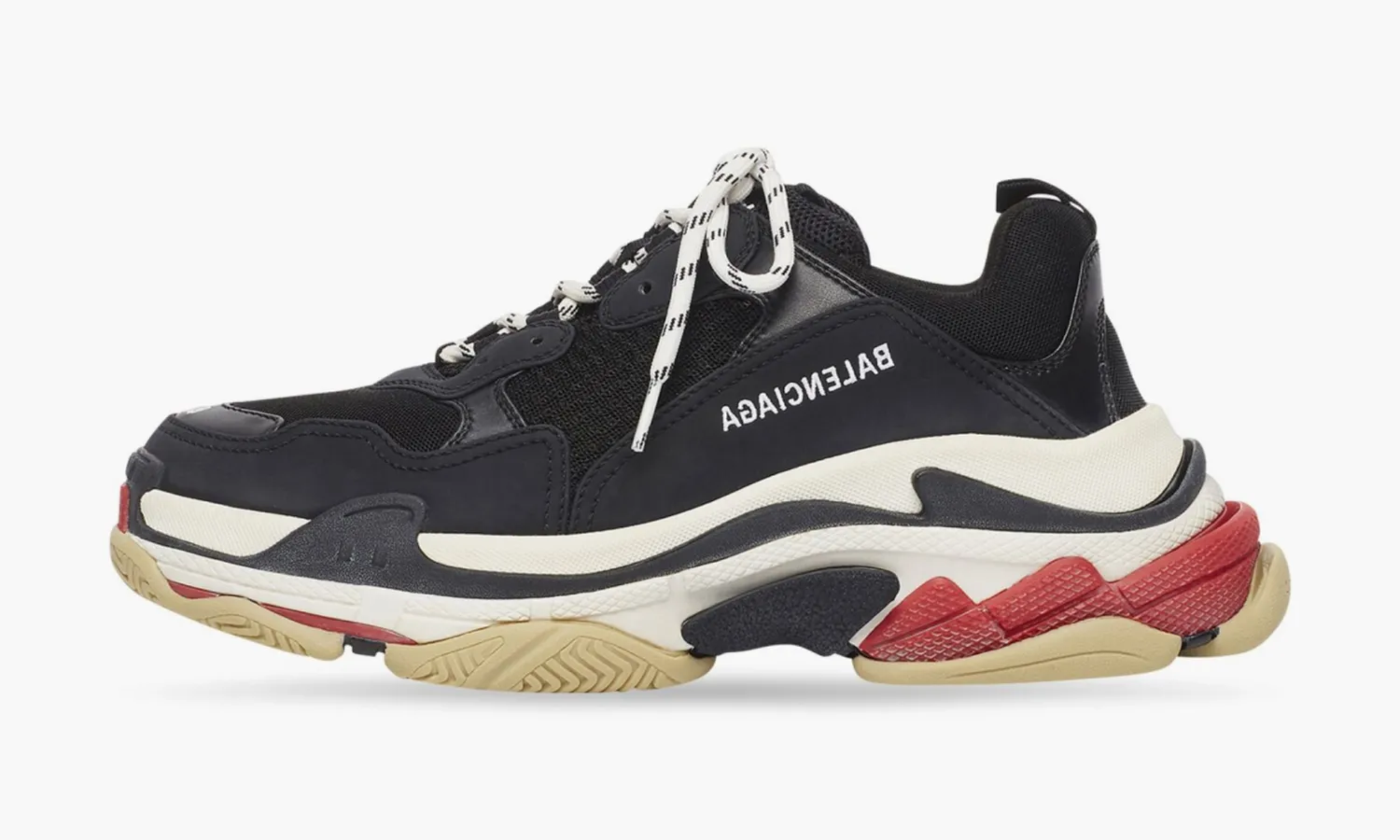 Balenciaga Triple S «Black White Red»