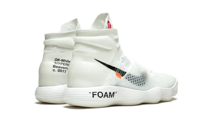 Кроссовки Nike The 10: Hyperdunk 2017 Fk «Off-white» белый