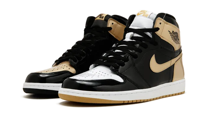 Кроссовки Air Jordan 1 Retro High OG Nrg «Gold Top 3» желтый