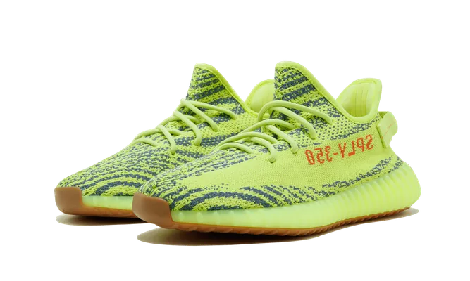 Кроссовки Yeezy Boost 350 V2 «Semi Frozen» зеленый