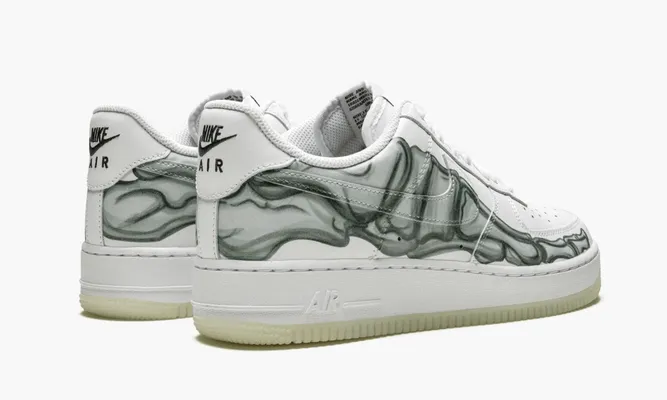 Кроссовки Nike Air Force 1 Low «Skeleton White» белый