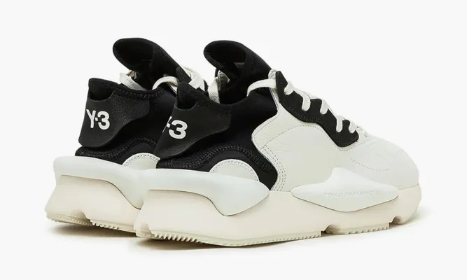 Кроссовки Adidas Y-3 Kaiwa «White Black» белый