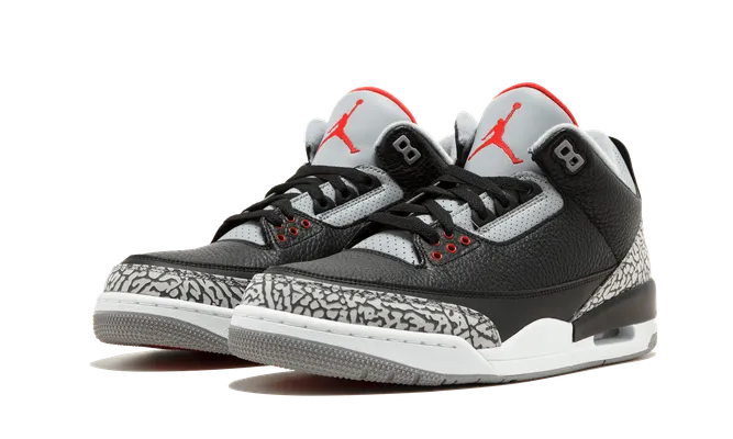 Кроссовки Air Jordan 3 OG «Black / Cement» черный
