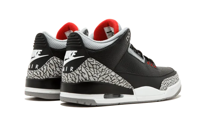 Кроссовки Air Jordan 3 OG «Black / Cement» черный