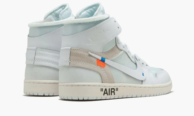 Кроссовки The 10: Nike Air Jordan 1 Retro High «Off-white White» lightBlue