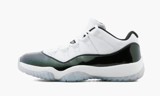 Для баскетбола Jordan 11 Retro Low «Easter Emerald» зеленый