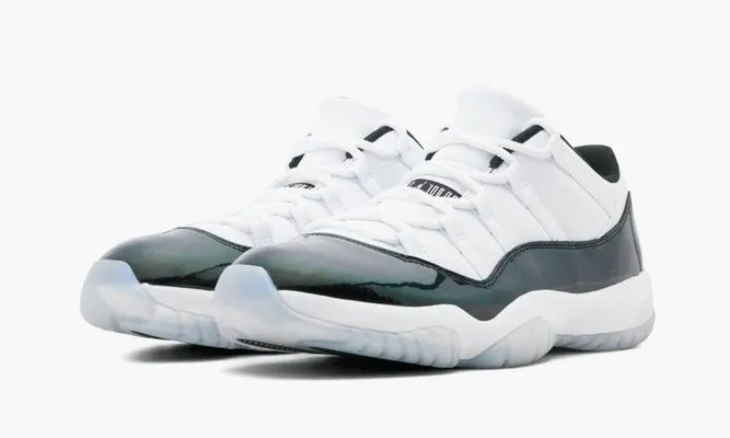 Для баскетбола Jordan 11 Retro Low «Easter Emerald» зеленый
