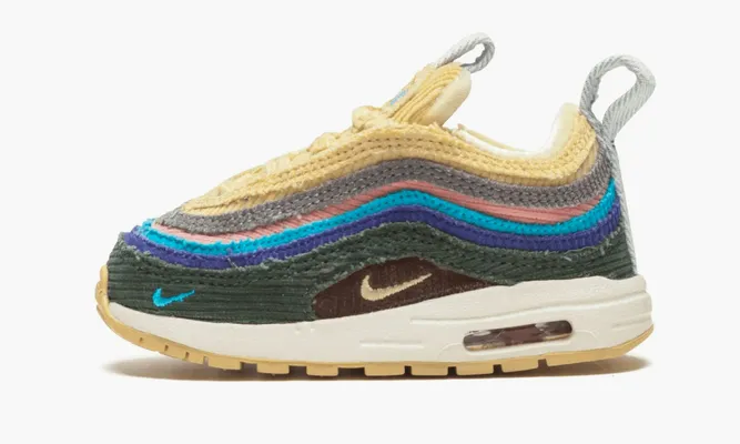 Для самых маленьких Nike Air Max 1 / 97 TD «Sean Wotherspoon» Kids разноцветный