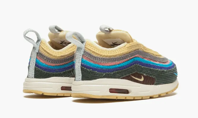 Для самых маленьких Nike Air Max 1 / 97 TD «Sean Wotherspoon» Kids разноцветный