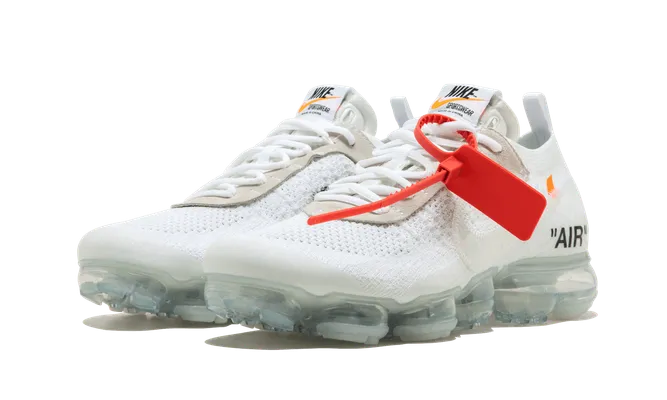 Кроссовки Nike The 10 : Air Vapormax Fk «Off-white» белый