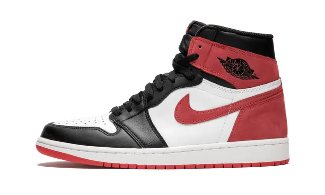 Кроссовки Air Jordan 1 High OG «Track Red» розовый