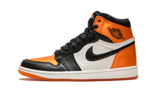 Кроссовки Air Jordan 1 Retro High OG Sl WMNS «Satin Shattered Backboard» оранжевый
