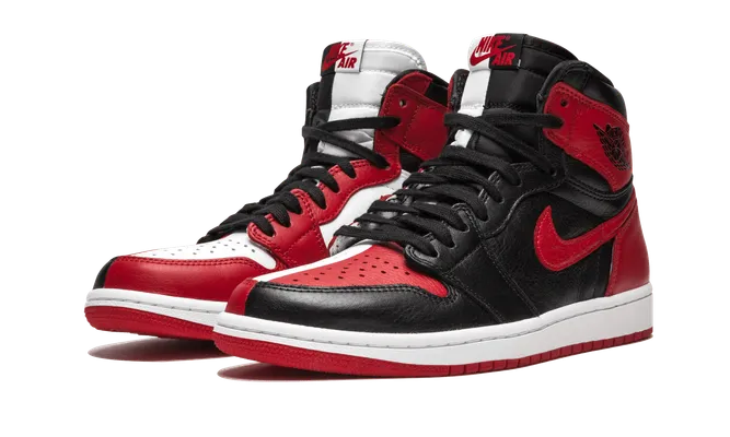 Кроссовки Air Jordan 1 High OG Nrg «Homage 2 Home Non-numbered» черный,красный