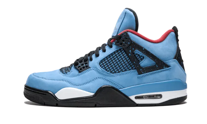 Кроссовки Air Jordan 4 «Travis Scott - Cactus Jack» lightBlue
