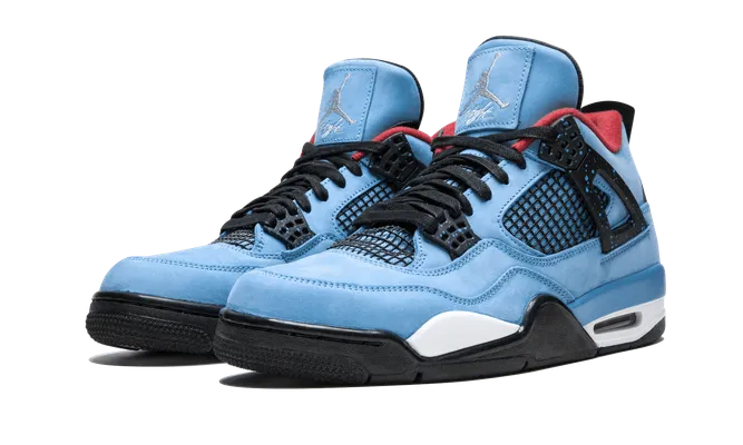 Кроссовки Air Jordan 4 «Travis Scott - Cactus Jack» lightBlue