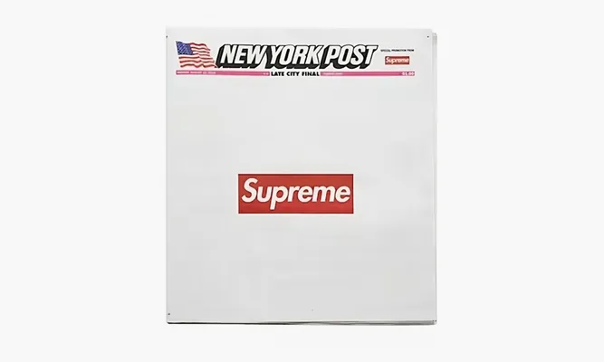 Аксессуары Supreme New York Post Newspaper белый
