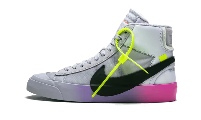 Кроссовки Nike The 10: Blazer Mid «Off-white- Queen» серый