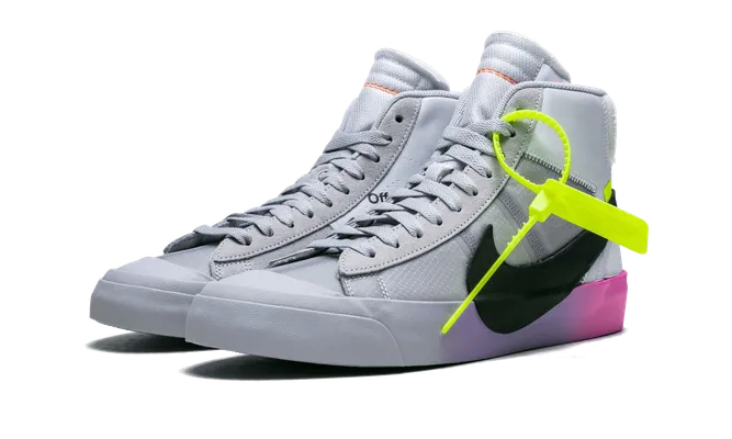 Кроссовки Nike The 10: Blazer Mid «Off-white- Queen» серый