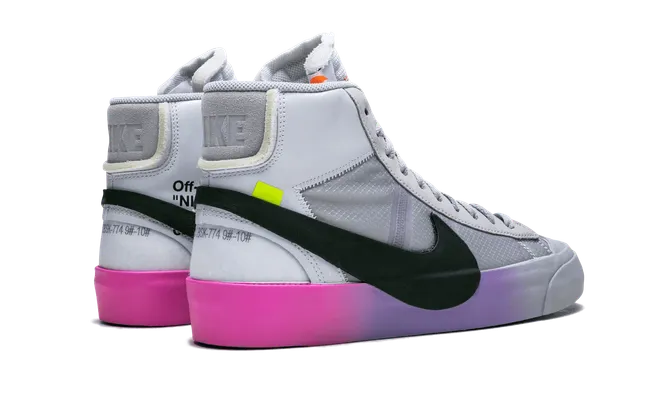 Кроссовки Nike The 10: Blazer Mid «Off-white- Queen» серый
