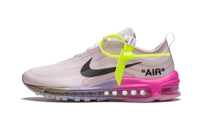 Кроссовки Nike The 10: Air Max 97 OG «Off-white - Queen» розовый