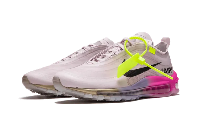 Кроссовки Nike The 10: Air Max 97 OG «Off-white - Queen» розовый